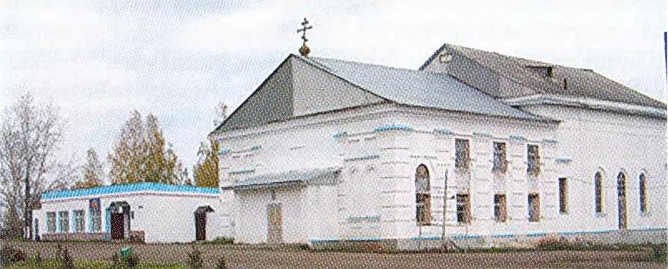 Восстановленная Покровская церковь в 2002-2004 годах